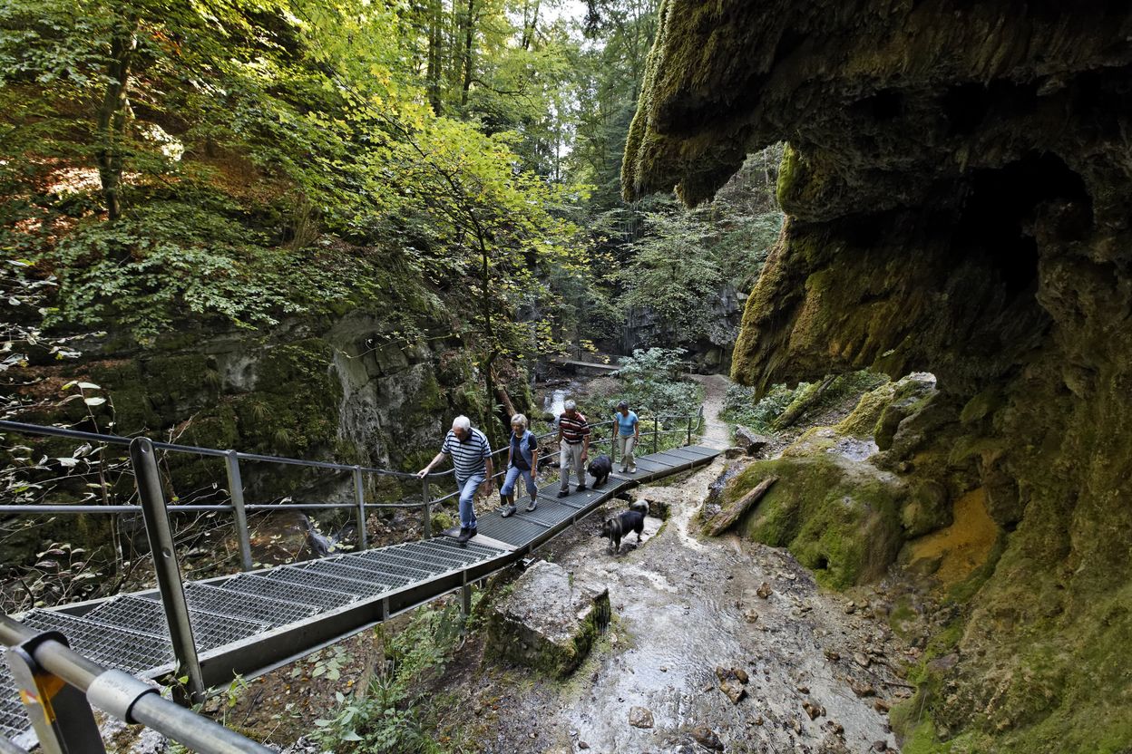 Von der Tüfelsschlucht zum Belchen 